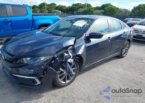 2020 Honda Civic Ex from USA, damaged, VIN 19XFC1F34LE015671